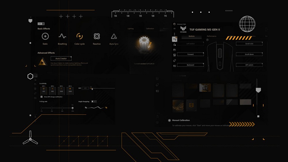 Armoury Crate software interface